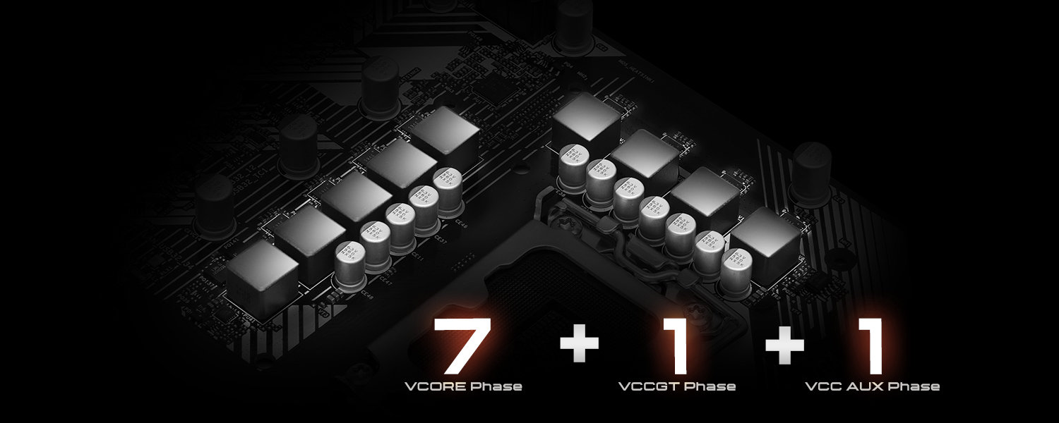 7+1+1 Power Phase Design